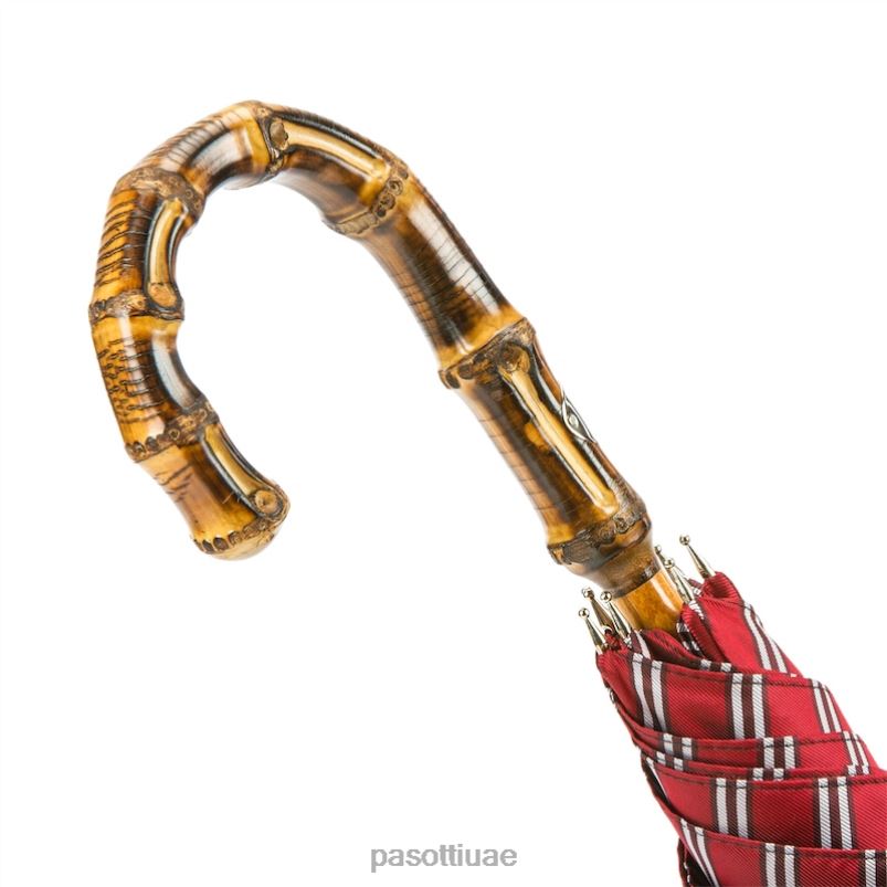 مظلة | 142 51880-2 ب - مظلة مخططة كلاسيكية، مقبض من الخيزران PASOTTI Z446V109